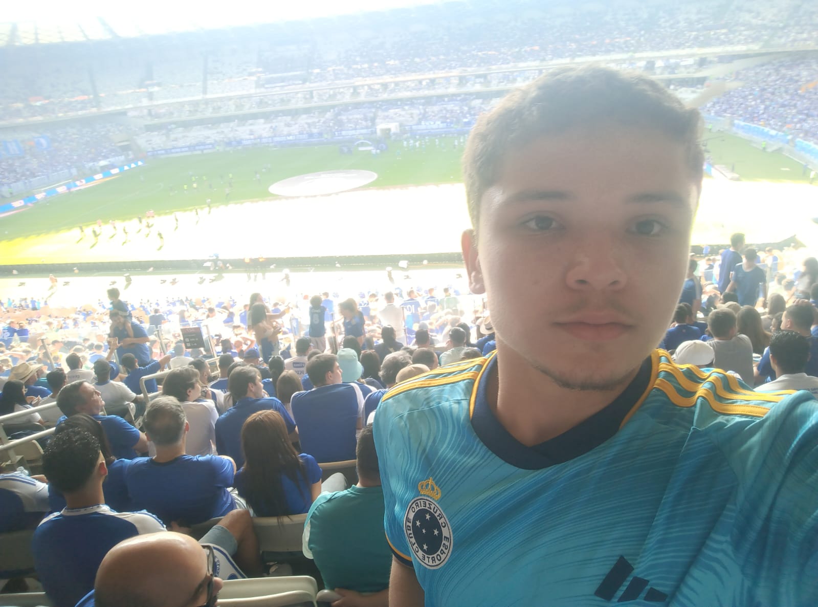 Eu no Mineirão em Julho de 2025